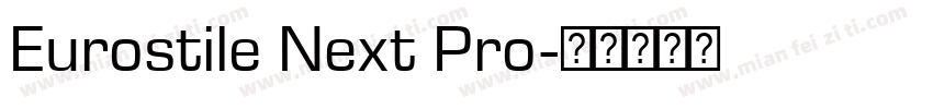 Eurostile Next Pro字体转换